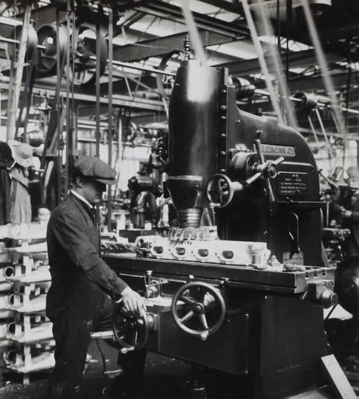 Factory work during Industrial Revolution