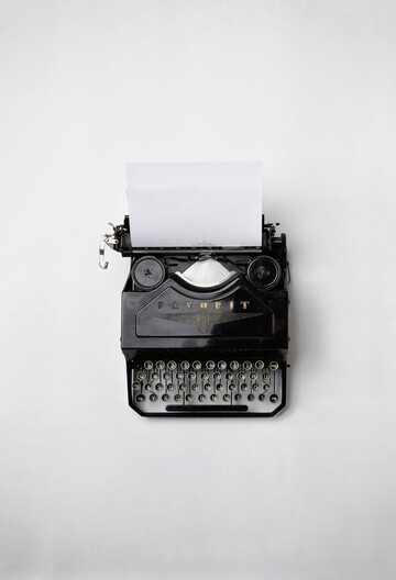 A typewriter is a tool that has been used to record history for centuries.