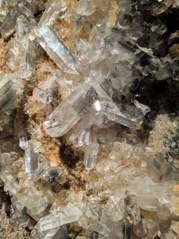 Quartz is a mineral with a high density.